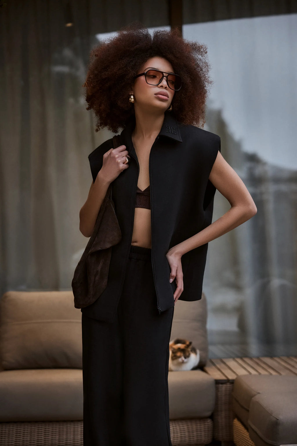 Naomi Gilet — Deep Black