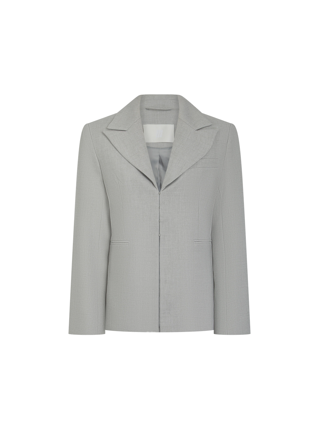 Hourglass Blazer - Light Grey